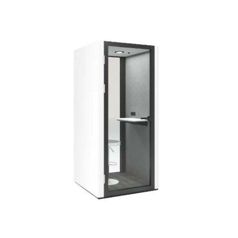 SOLO Studio Pod Single Booth, White - Image 1