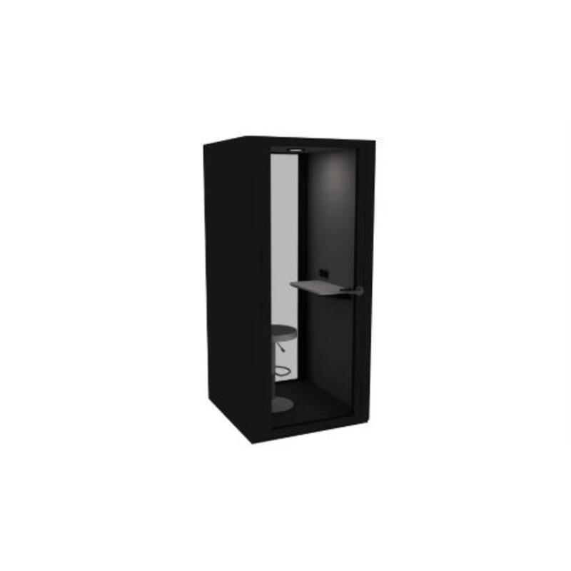 SOLO Studio Pod Single Booth, Black - Image 1
