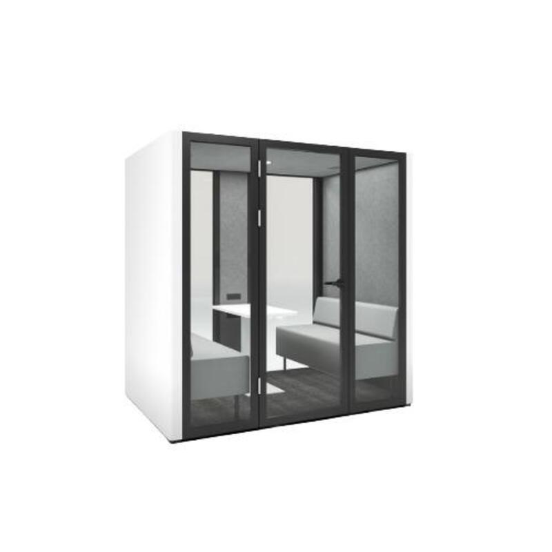 MEDIUM Studio Pod Meeting Booth, White - Image 1