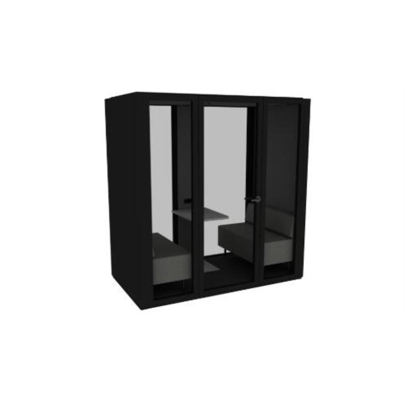 MEDIUM Studio Pod Meeting Booth, Black - Image 1