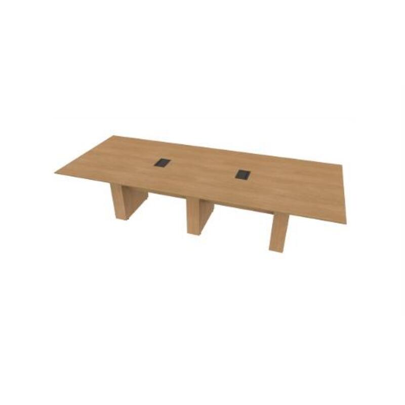 Rectangular Conference Table 48 X120 w/Column Base  - Image 1