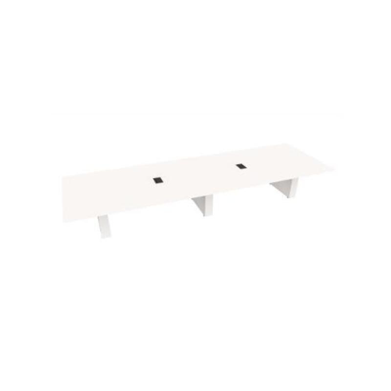 Rectangular Conference Table 60 X192 w/Column Base x4 - Image 1