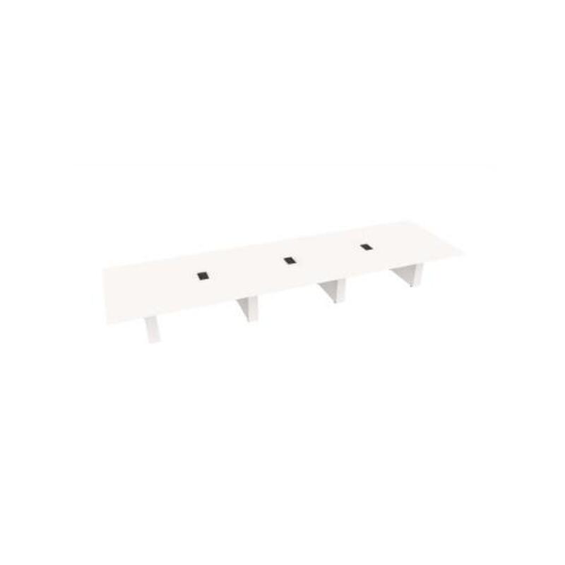 Rectangular Conference Table 60 X216 w/Column Base x4 - Image 1