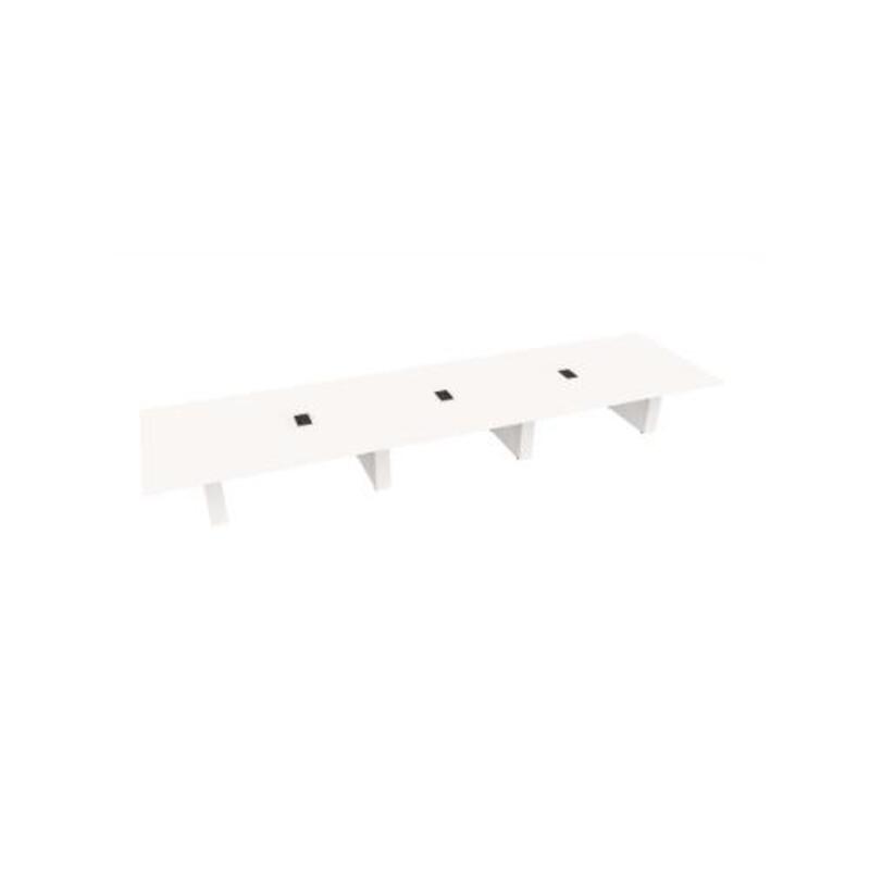 Rectangular Conference Table 60 X228 w/Column Base x4 - Image 1