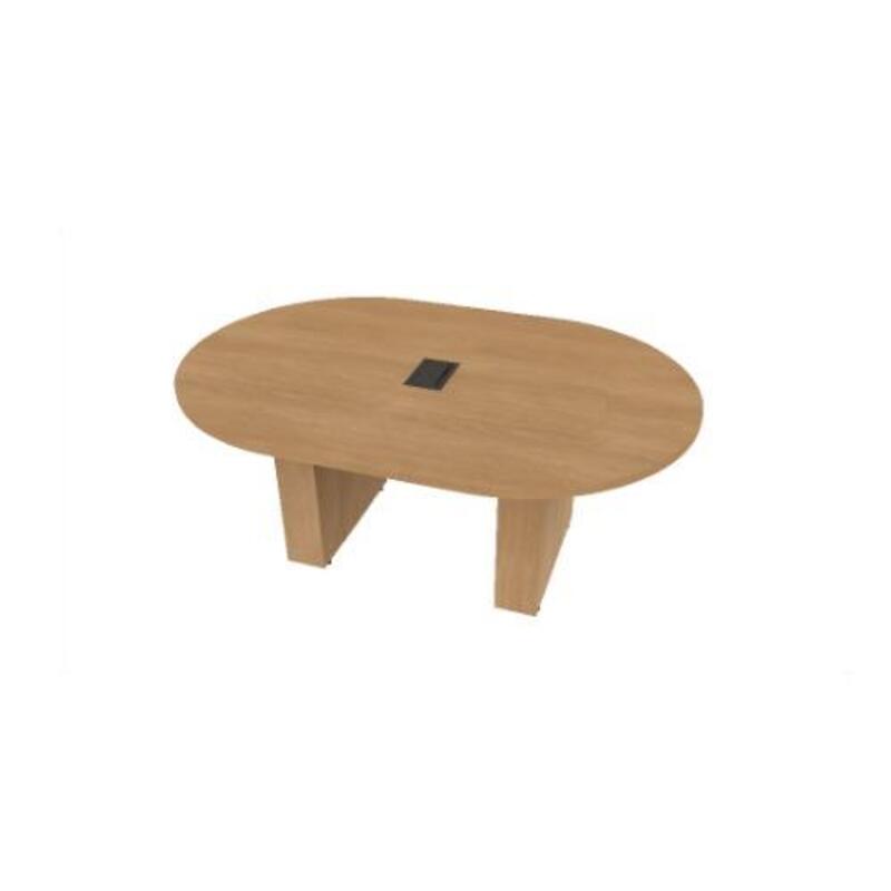 Racetrack Table 36X72 w/Column Base  - Image 1