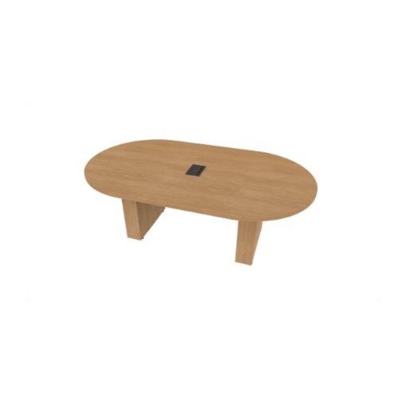 Racetrack Table 36X84 w/Column Base  - Image 1