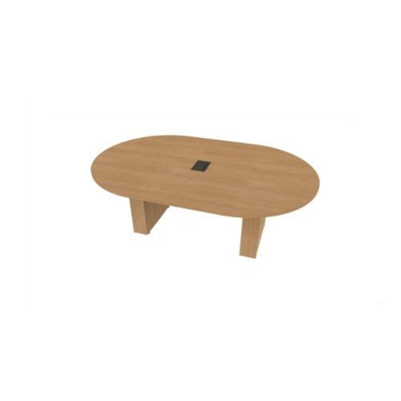 Racetrack Table 42X84 w/Column Base  - Image 1