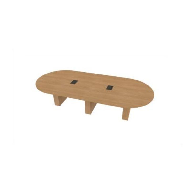  Racetrack Table 60 X120 w/Column Base  - Image 1