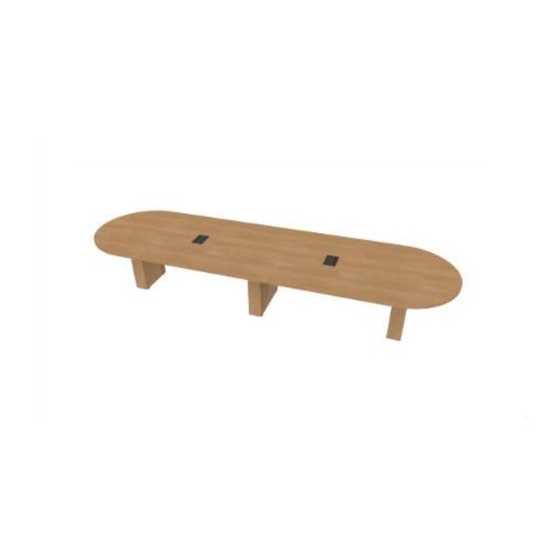  Racetrack Table 48 X168 w/Column Base  - Image 1