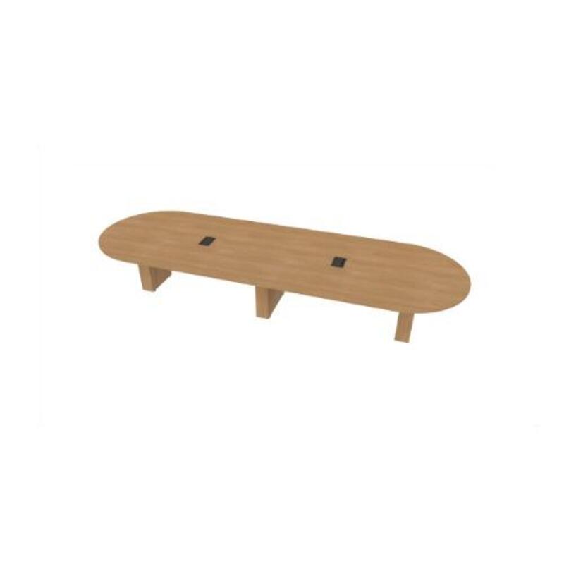  Racetrack Table 60 X168 w/Column Base  - Image 1