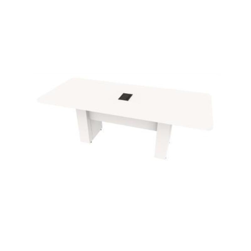  Conference Table Rectangular, Radius Corners 36X84 w/Column Base  - Image 1