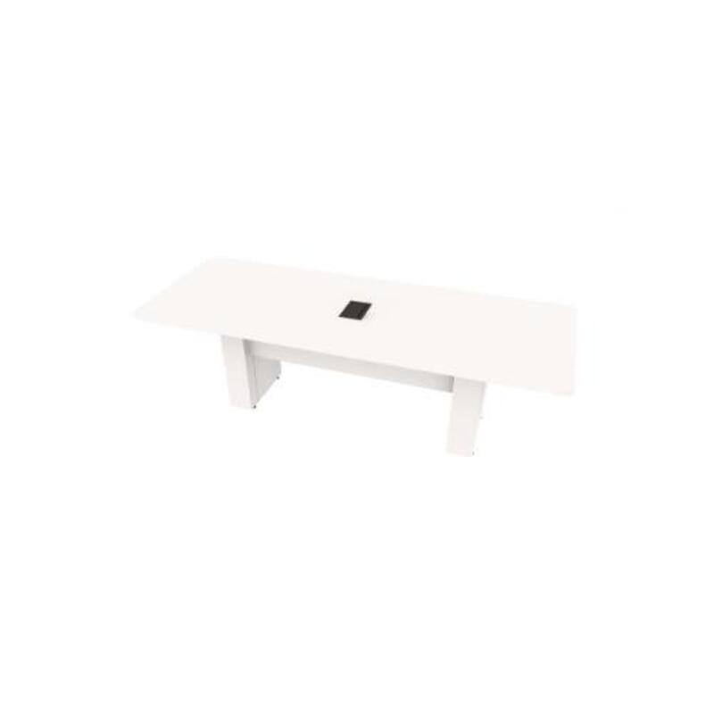  Conference Table Rectangular, Radius Corners 42X84 w/Column Base  - Image 1