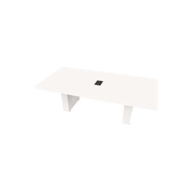  Conference Table Rectangular, Radius Corners 36X96 w/Column Base  - Image 1