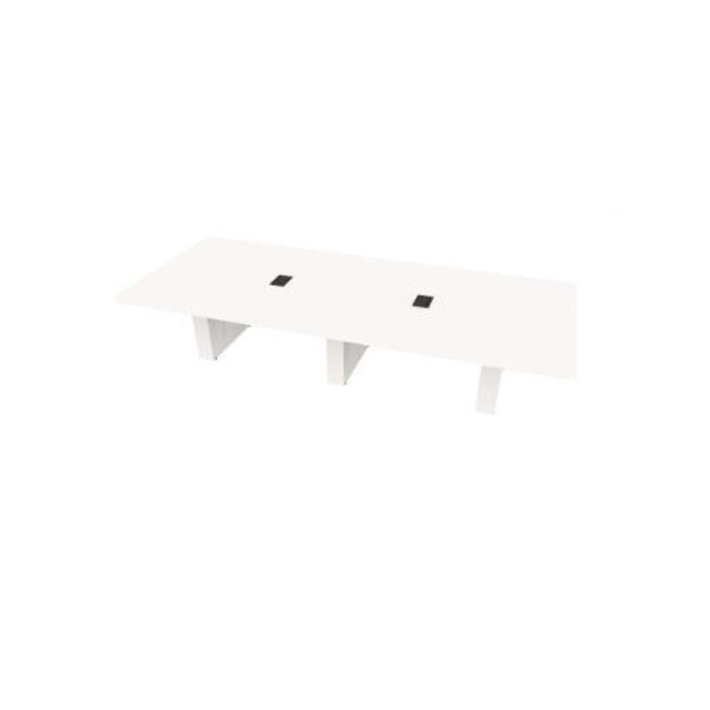  Conference Table Rectangular, Radius Corners 60 X144 w/Column Base  - Image 1
