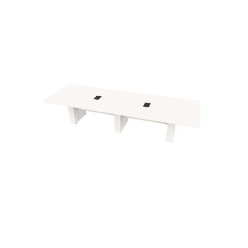  Conference Table Rectangular, Radius Corners 48 X168 w/Column Base  - Image 1