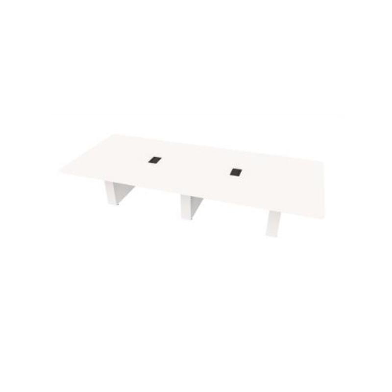  Conference Table Rectangular, Radius Corners 60 X168 w/Column Base  - Image 1