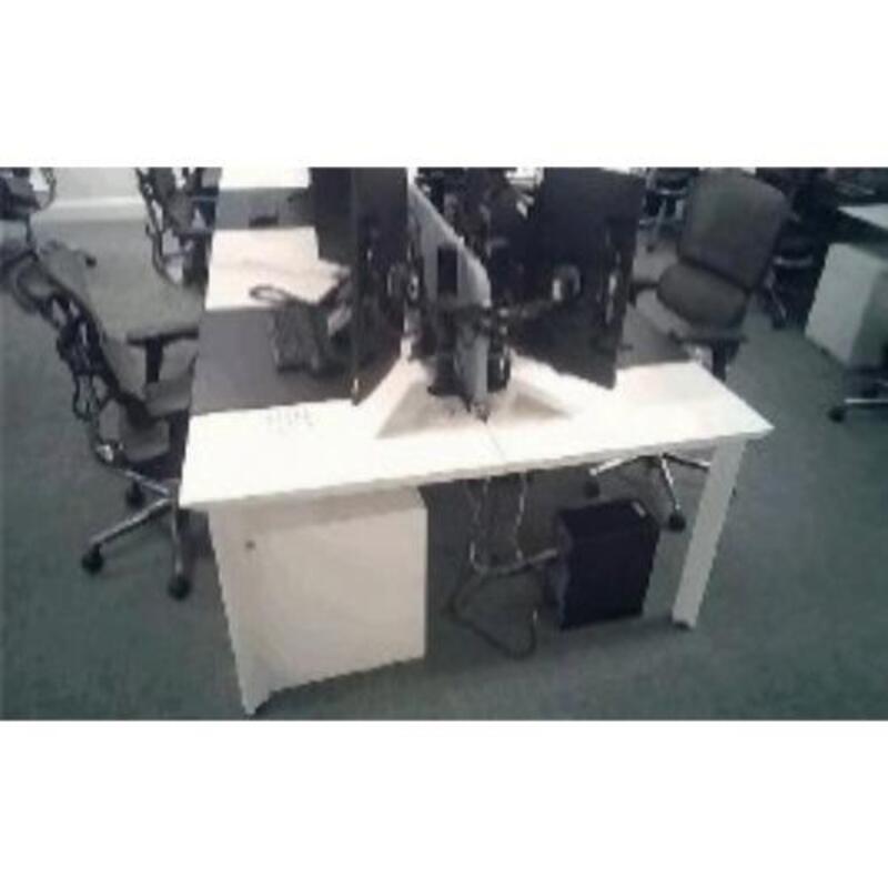 Static Back-To-Back Desk (Not Motorized) - Image 1