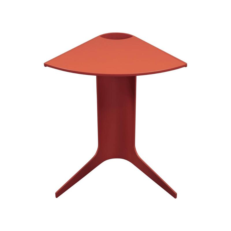 Used Personal Table, Burnt Orange - Thumbnail 2