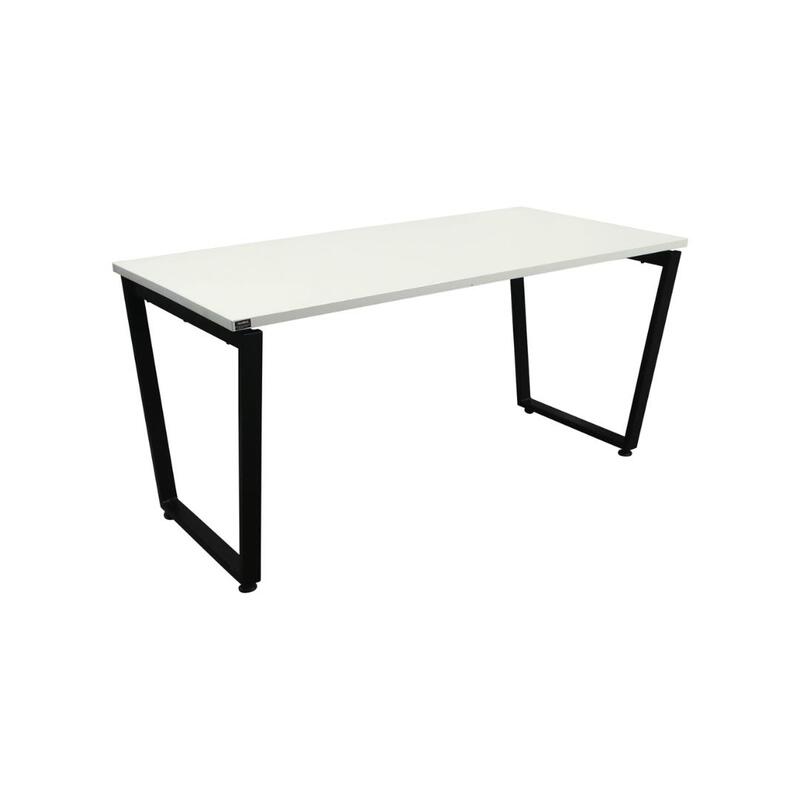 Used 30×60 Table, White and Black - Image 1