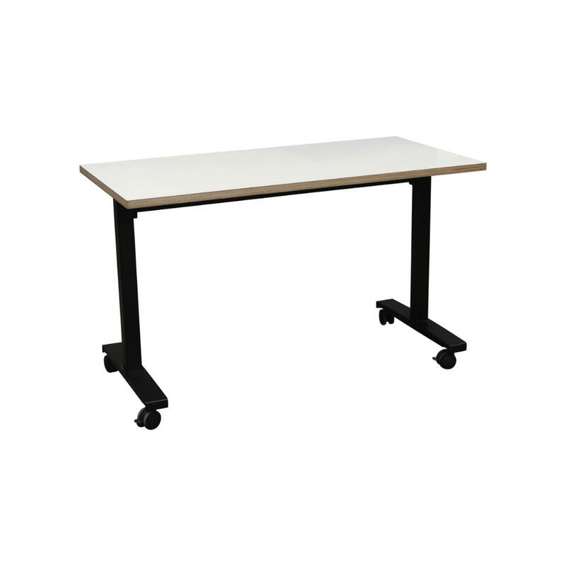 Used 24×47 In Training Table with White Board Surface, White - Image 1