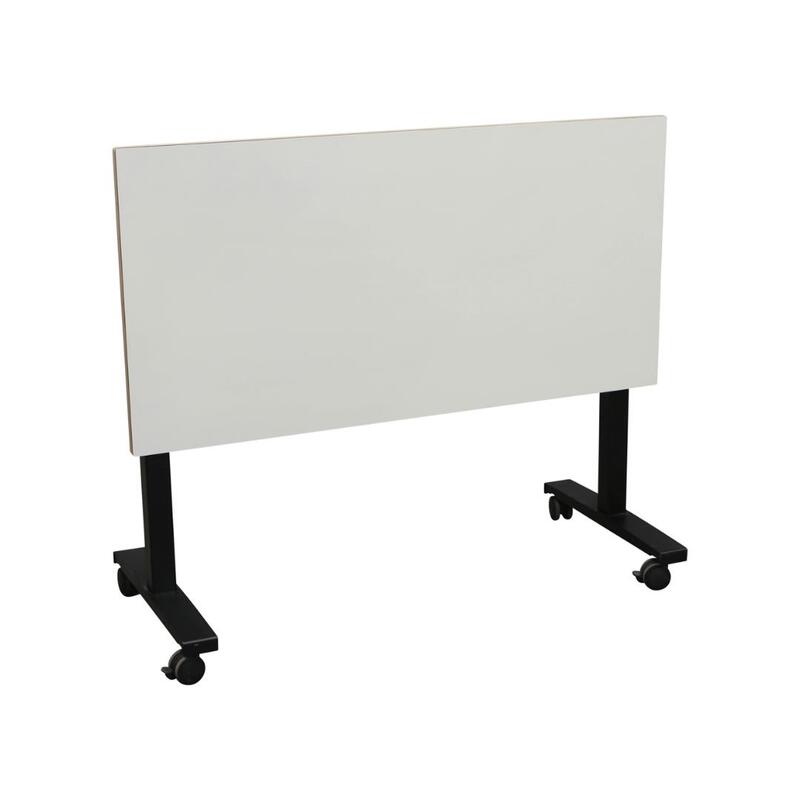 Used 24×47 In Training Table with White Board Surface, White - Thumbnail 3