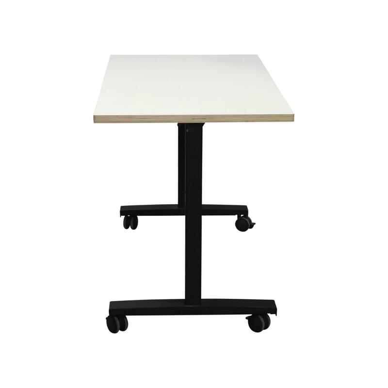 Used 24×47 In Training Table with White Board Surface, White - Thumbnail 2