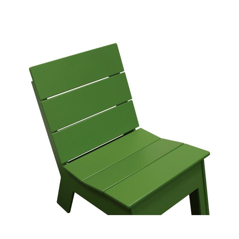 Fire Used Outdoor Chair, Green Leaf - Thumbnail 3