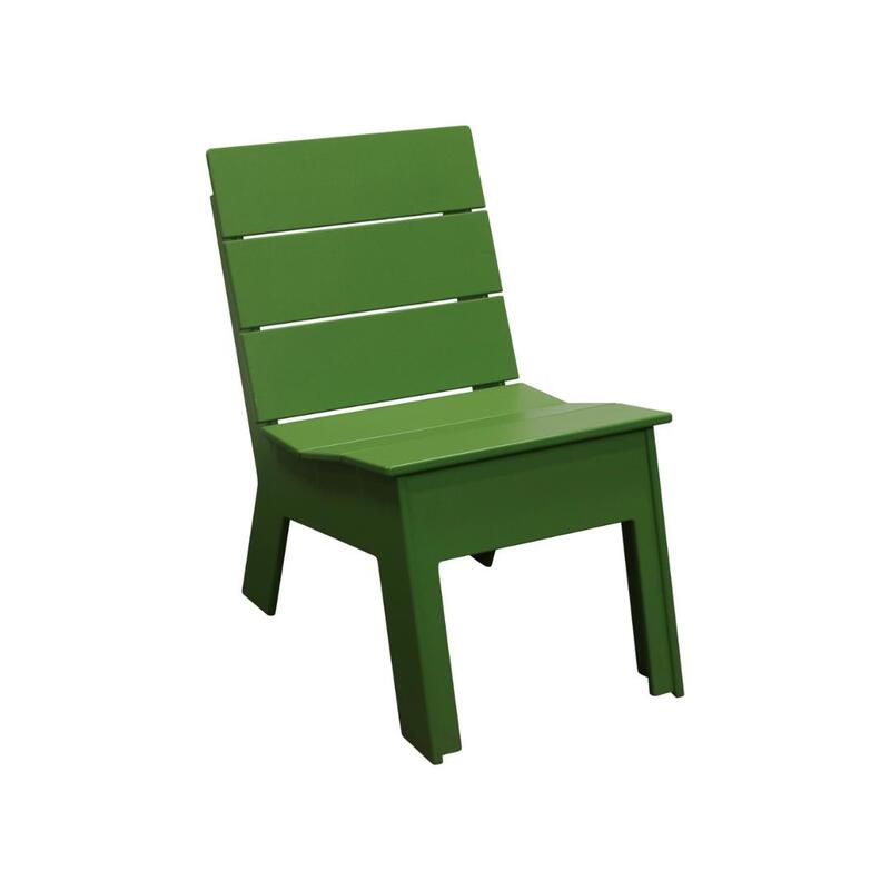 Fire Used Outdoor Chair, Green Leaf - Image 1