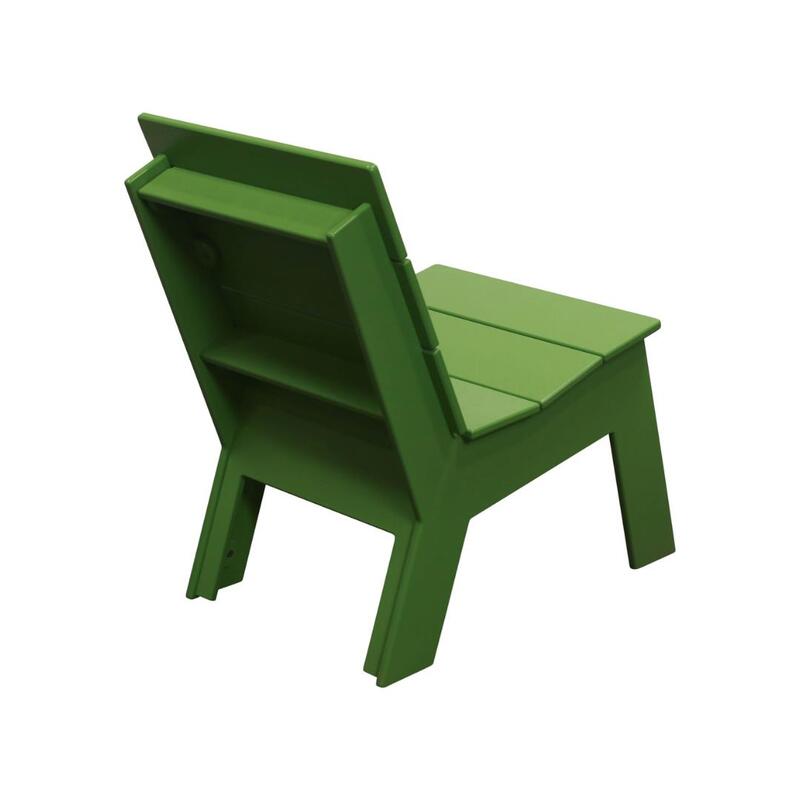 Fire Used Outdoor Chair, Green Leaf - Thumbnail 2