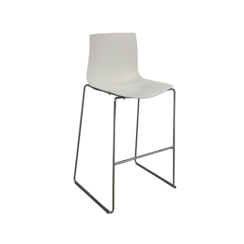 Catifa Used Stack Stool, White - Image 1