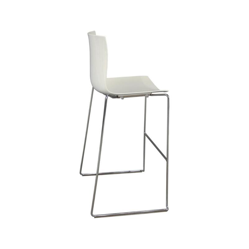 Catifa Used Stack Stool, White - Thumbnail 2