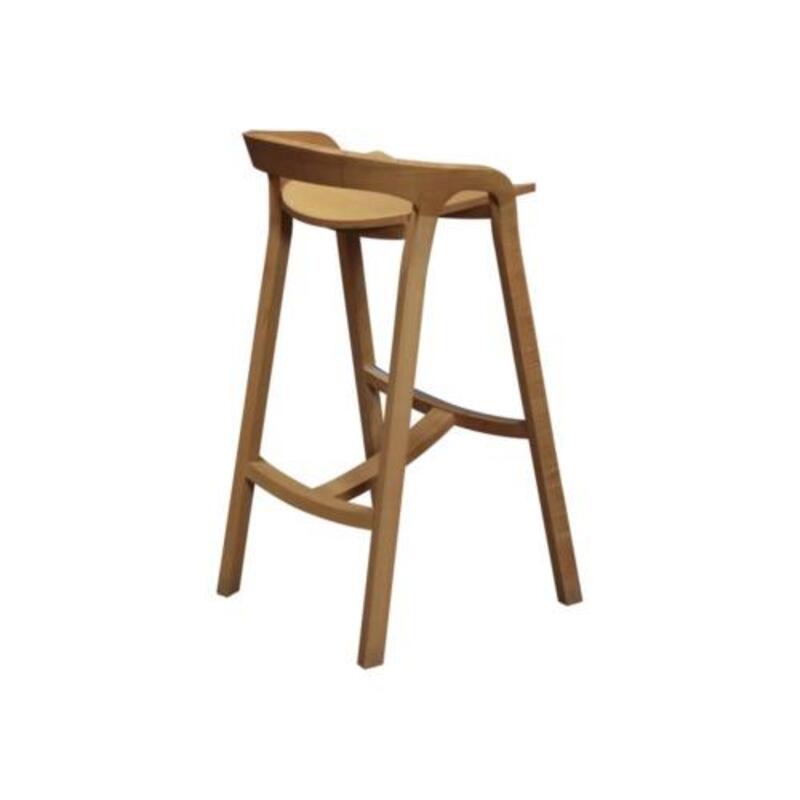 Mattiazzi She Said Used Wood Bar Stool, Natural Ash - Thumbnail 2