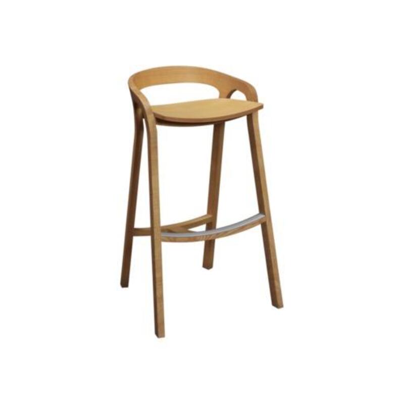 Mattiazzi She Said Used Wood Bar Stool, Natural Ash - Image 1