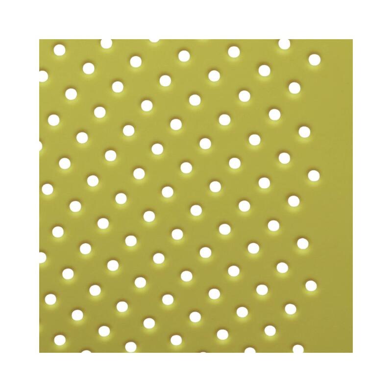 Caper Used Stack Chair w Light Gray Mesh Seat, Yellow - Thumbnail 3