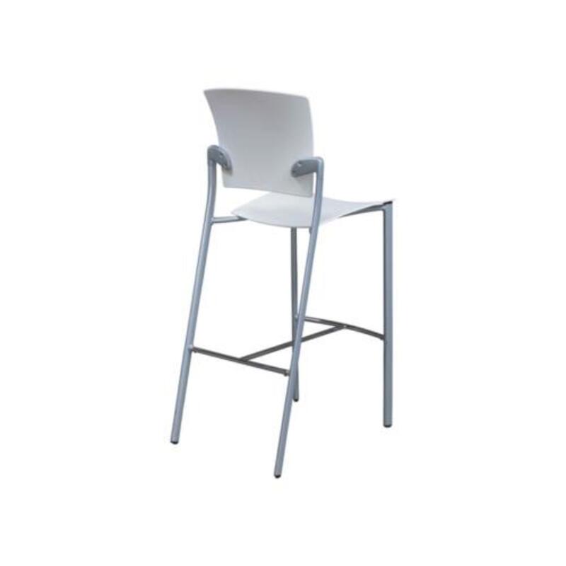 Steelcase Coalesse Enea Used Stool, White - Thumbnail 2