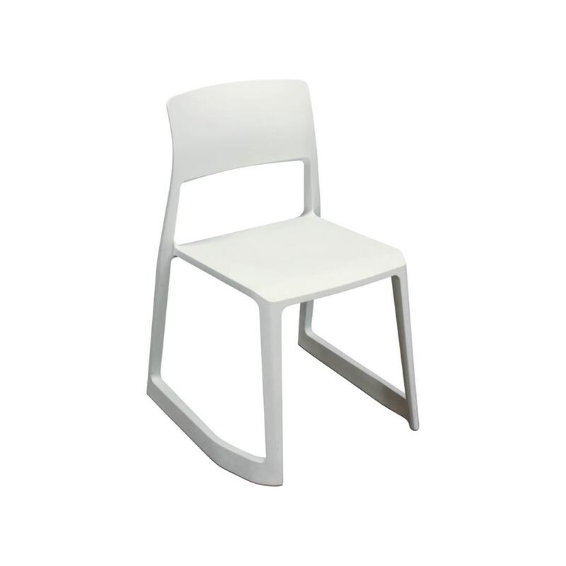 Tip Ton Used Stack Chair, White - Image 1