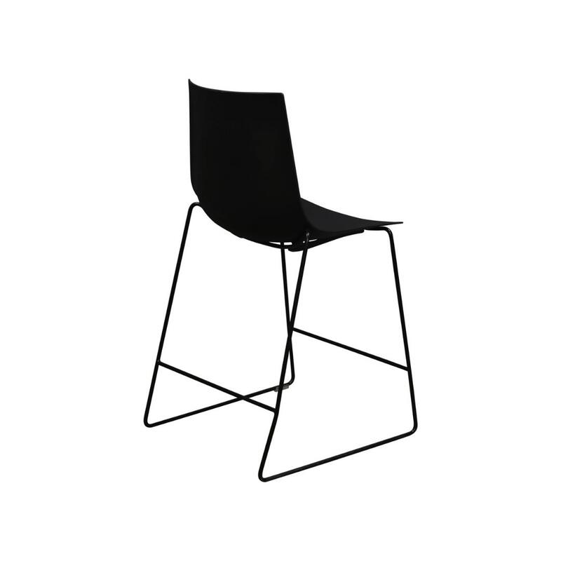 Trua Used Counter Height Stool, Black - Thumbnail 2
