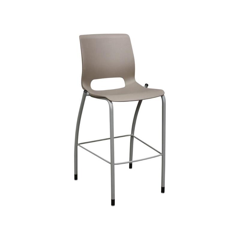 Motivate Used Bar Stool, Taupe - Image 1