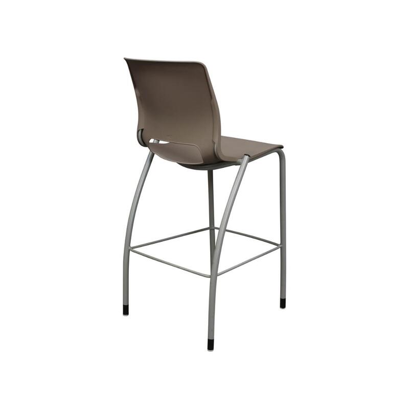 Motivate Used Bar Stool, Taupe - Thumbnail 2