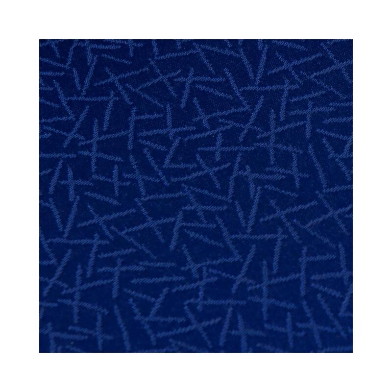 Global Duet Used Stack Chair with Padded Seat, Blue and Black - Thumbnail 3