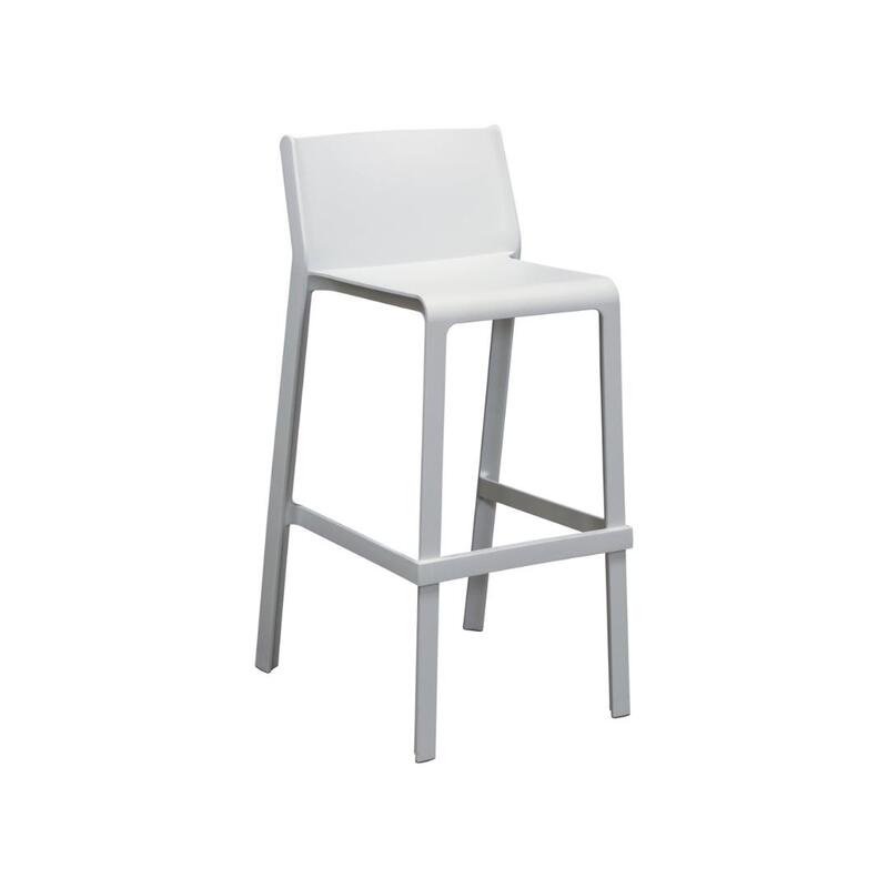 Nardi Used Stack Stool, White - Image 1