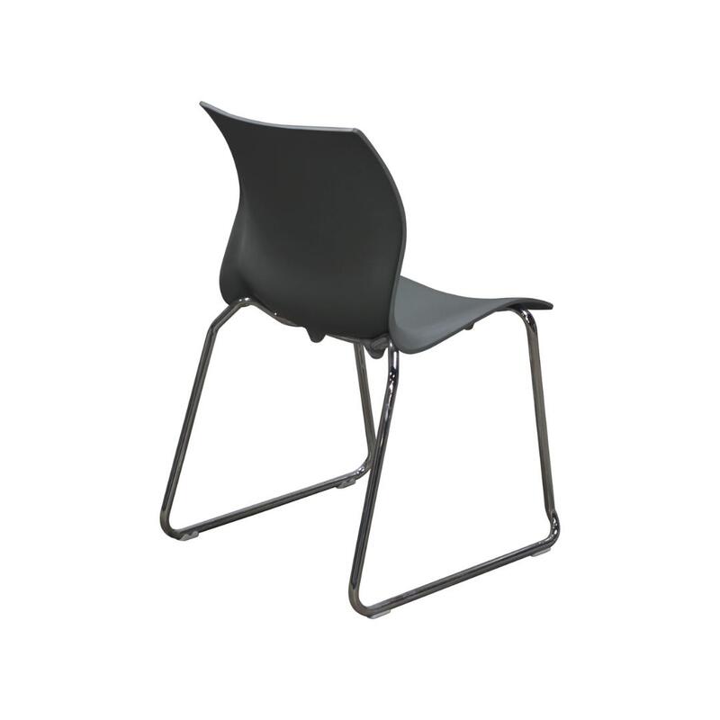 Nami Used Sled Base Chair, Gray - Thumbnail 2