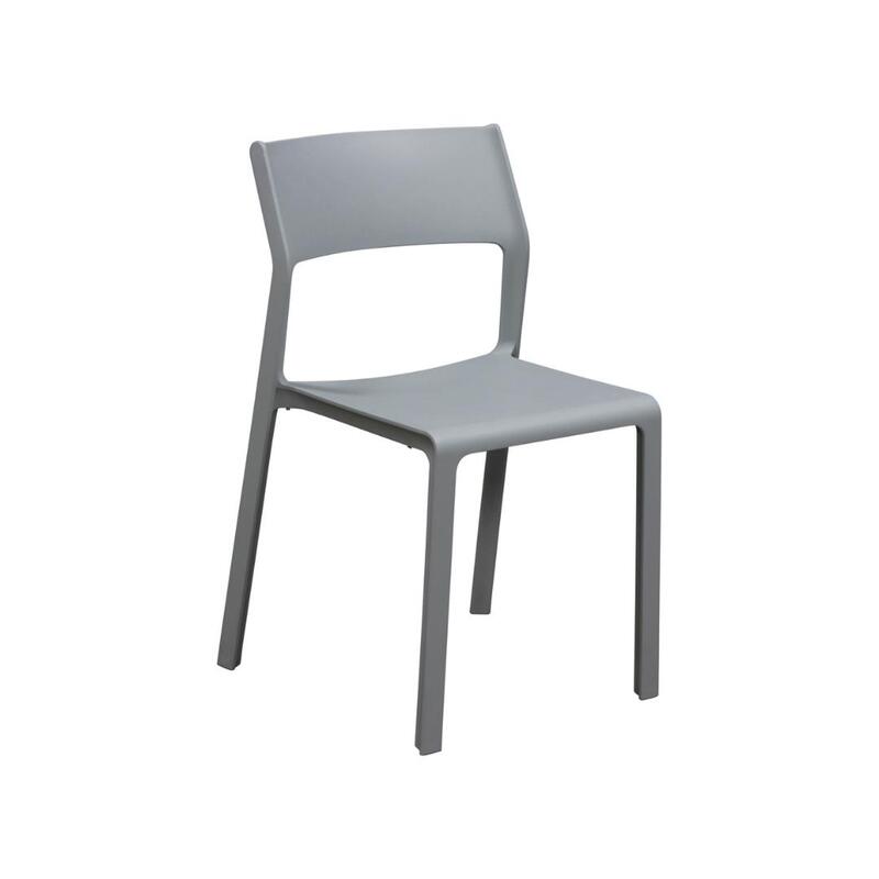 Used Stack Chair, Gray - Image 1