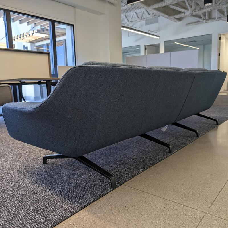 Herman Miller Striad Used 4 Seater Lounge Sofa, Blue - Thumbnail 5