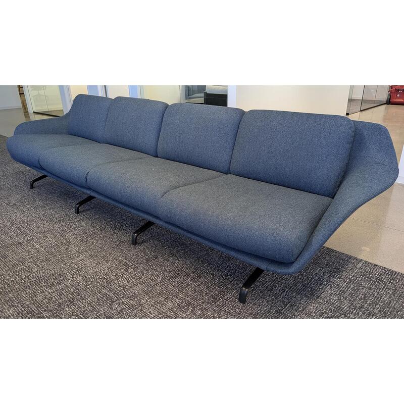 Herman Miller Striad Used 4 Seater Lounge Sofa, Blue - Thumbnail 3