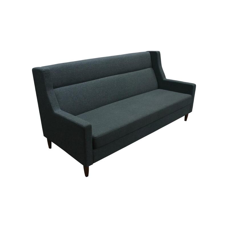 Used High Back Sofa, Dark Gray - Thumbnail 2