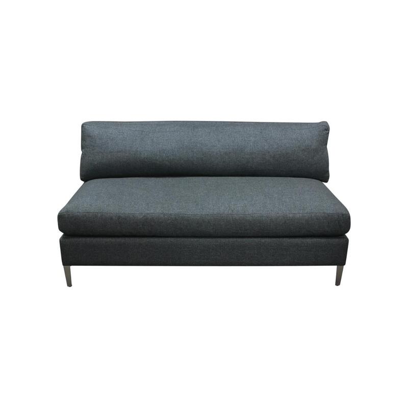 Used Armless Bench, Gray - Thumbnail 2