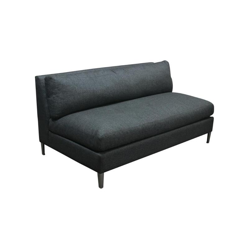 Used Armless Bench, Gray - Image 1