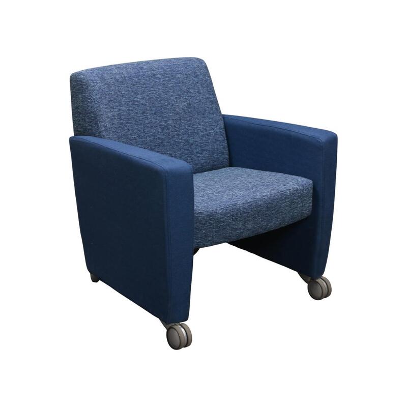 ToDo Two-Tone Used Mobile Lounge Chair, Blue Jay and Blue Night - Image 1