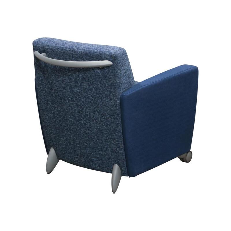 ToDo Two-Tone Used Mobile Lounge Chair, Blue Jay and Blue Night - Thumbnail 2
